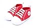 Femizee Newborn Baby Boy Girl Soft Crib Shoes Sneaker Red 0-6 Months