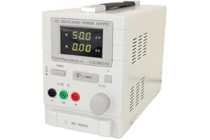 CIRCUIT SPECIALISTS Adjustable Linear DC Bench Power Supply 0-50V 0-3A Variable CSI5003XE