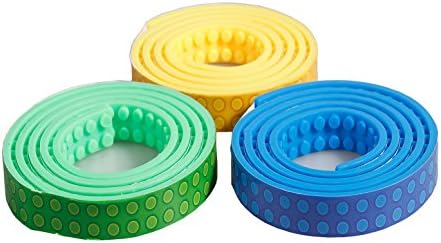 HAHAone Block tape Building Blocks LEGO TEXTILE BLOCK TEXKES Compatible LEGO BUILDING BLOCKS toy（9pcs different color）