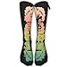 Produktbild Randell Unisex Classic Knee High Over Calf Boombox Image Music Waves 80S Style 3D Print Athletic Soccer Tube Cool Fun Party Cosplay Socks