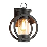 Material: Lampe-Körper-Material: Aluminum; Schatten Material: Glas, Produktmaße: 17*35cm, klassisch und elegant.