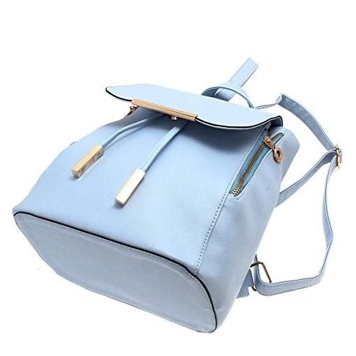 Bizanne Fashion Medium Size Girl'S Canvas Attractive College Standard Backpack (Blue) - Image 6