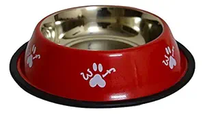 MUNCHOS Stainless Steel Dog Food Bowl 1600ml - Large