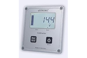 Votronic 1256 LCD-Voltmeter S für SR u. MPP Laderegler