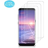 GOOSLCO S8 Plus Screen Protector (3 Pack), Full Coverage, HD Clear, No Bubble, Ultra Thin, Wet Applied Film for Samsung Galaxy S8 Plus (Not Glass)