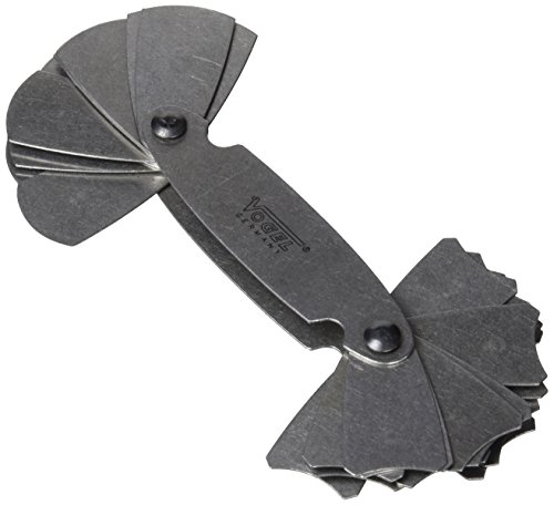 Vogel Radienschablone 15 Blatt, 15,5 - 25,0 mm, 472107.0