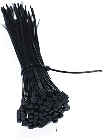 Dxg Zip Ties, 100 Pack 6 Inch 2.5*150mm Self-locking Nylon Cable Ties (Black)