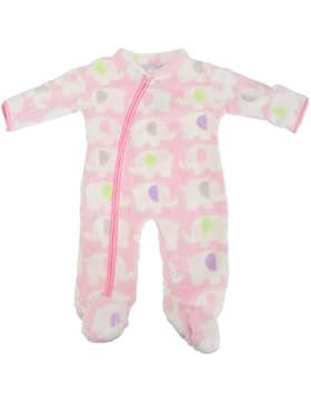 Baby Jungen/Mädchen Fleece Schlafanzug Elefant