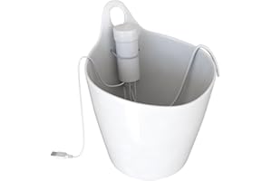 HpLive Pompe à condensat pour climatisation - USB - Pompe de drainage automatique avec moteur silencieux - 15 m - Hauteur de refoulement : 450 ml/min (5 mètres)