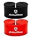 Produktbild #DoYourFitness 2er Set Flossband »Herculexx« 1mm & 1,2mm Stärke: Kompressions- und Widerstandsband zum Umwickeln der Muskeln und Gelenke, in verschiedenen Stärken Farbe: schwarz/rot