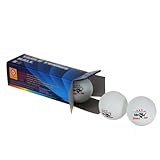  Well-Goal Double Fish - Caja de pelotas de tenis de mesa, 3 unidades, 40 mm, aprobadas por la ITTF