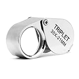 Juwelier Eye Lupe 30 x 21 mm Glas Objektiv Lupe Lupe-für Home Work Shop Klassenzimmer Schmuck Münzen Briefmarken Armbanduhr erkennen Identifizieren von, qicheng & Start