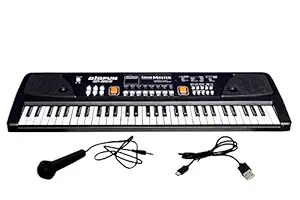 AKSHARAM AHAM Electronic Digital Piano Keyboard 49 Keys- Multi-Function Portable Piano Keyboard Electronic Organ with Charging Function for Beginners- Chargeable