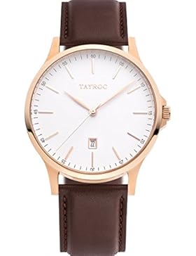 Tayroc Armbanduhr Classic Roségold/Braun TXM105