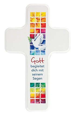 Preisvergleich Produktbild Gott begleitet dich mit seinem Segen: Kinderholzkreuz