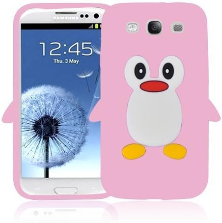 ZAFOORAH Penguin Gel CASE with Screen Protector for Samsung Galaxy S3 I9300 (Not Fit Galaxy S3 Mini i8190)