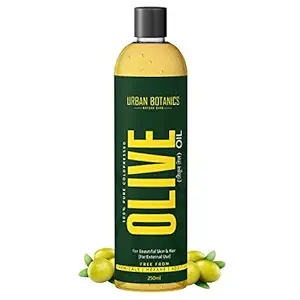 UrbanBotanics Pure Cold Pressed Olive Oil For Hair and Skin, 250ml