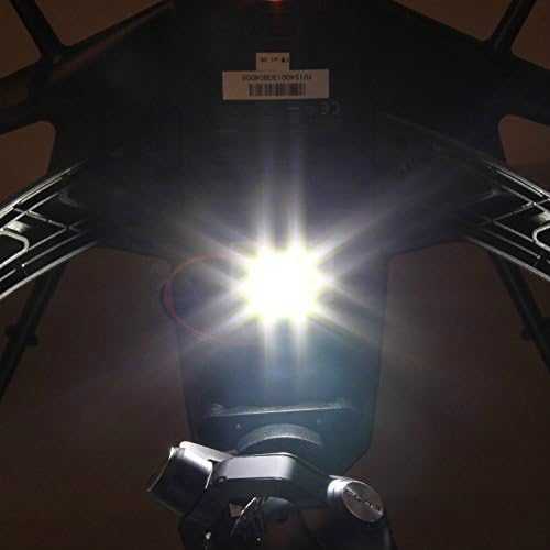 RCstyle YUNEEC Q500 Super Bright 4 Large LED Bulb Spot Light Searching Head Lamp