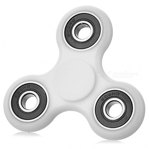 Visibee - Tri-Fidget Stress Reducer High Speed spinner Finger Toy (White) Visibee - Tri-Fidget Stress Reducer High Speed spinner Finger Toy (White)