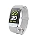 Produktbild LARDOO Smart Watch EKG + PPG Schlaf Monitor Fitness Tracker Blutdruck Wasserdicht Smart Armband Bluetooth Sport Pedometer,Gray