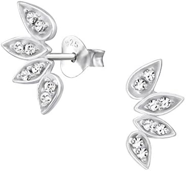 Ladies' Earrings Ladies' Jewellery Flower elf fairy jewelry zirconia 925 Sterling silver