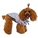 Produktbild YWLINK Süß Prinzessin Elegant Streifen Bow Shirt Kleid Haustier Hund Tops Spitze Patchwork Mode KostüMe Haustier Kleidung(Blau,M)