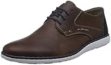Passform: normal Rieker Herren 17824 Derbys, Braun (marron/sattel/pazifik/navy/25), 41 EU