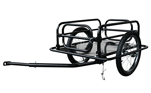 Preisvergleich Produktbild Fahrradanhänger Lastenanhänger faltbar klappbar Fahrrad Transportanhänger 16Zoll