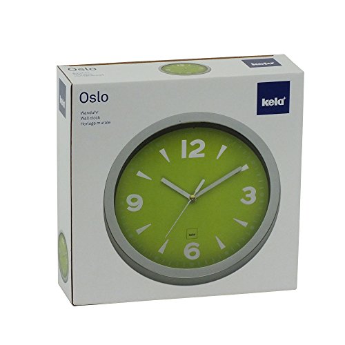 Wanduhr OSLO Apfel-Grün / Lime Küchenuhr - 5