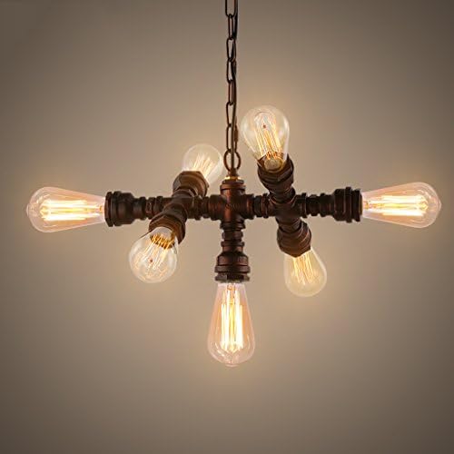 Pendant light/vintage/American Village Retro Industrial Airways Old Personality Water Pipe Pendant Restaurant Cafe Bar Table Decoration