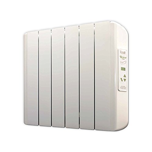 Preisvergleich Produktbild farho Elektrisch Paneelheizkörper Heizkörper ECO-X ··· Elektroheizung · Elektrische Ölradiator Energiesparend · Heizgerät Wandpaneel Aluminium · 750 Watts ··· Elektroheizkörper mit Thermostat