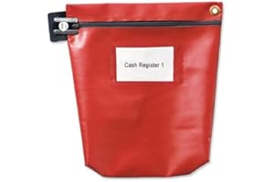 Versapak Cash Bag Tamper-Evident Zip Heavyweight Material (W267xD50xH267mm)