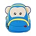 Produktbild Wasserdicht niedliche Cartoon-Tier Zoo Monkey Kind-Jungen-Mädchen-Kleinkind -Baby-Kinder-Rucksack Schüler Schulbuch -Geldbeutel Rucksäcke beiläufige Daypack Lunch Box Rucksack (blau)