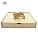 Produktbild gjghfdhgjgu Ahorn Holz Fotoalbum Box USB-Stick Fotografie Hochzeit Speichergerät Universal USB2.0 Memory Stick - Beige