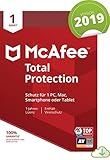 McAfee Total Protection 2019| 1 Gerte | 1 Jahr | PC/Mac/Smartphone/Tablet | Download [Online Code] - 