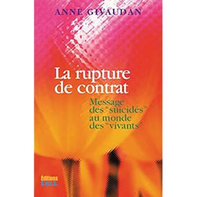 La rupture de contrat - Message des 