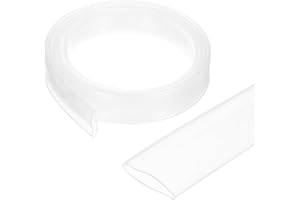 sourcing map 15.4mm Heat Shrink Tubing Waterproof, 3:1 Dual Wall Marine Adhesive Lined Industrial Heat Shrink Tube Wiring Wrap 5ft 5/8 Inch, Clear-1.5m