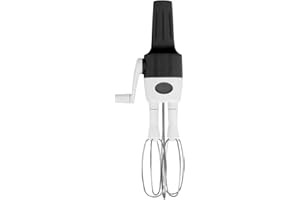 MOPITA SMART LIVING Mains domestiques de Q.b. by Fouet manuel, batteur manuel léger pour monter, amarrer et mélanger, fouets en acier inoxydable, poignée en plastique résistant, FRSM01QB101