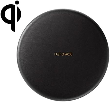 Wireless Fast Qi Charger for S8/S8 Plus, [Newest Version] 1.5X Fast Wireless Charger Quick Charge Charging Stand Pad for Samsung S8, S8 Plus, S7, S7 Edge, S6 Edge Plus, Galaxy Note 5 and all Qi-enabled devices - Black
