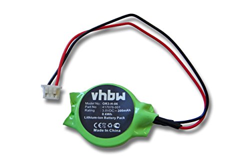 vhbw Bios Batterie Notebook Dell Inspiron 1300, Acer Travelmate 250 240, HP Compaq Presario CQ50 CQ60 CQ70 wie 23.22047.001, 417076-001.