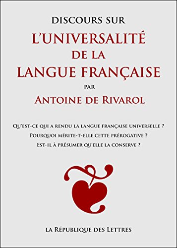 Download L'universalité de la langue française