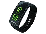 ADream Unisex Kinder Digitaluhr Teenager wasserdicht Sport Touch Digital Armbanduhr (schwarz)