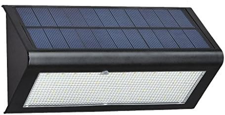 SOLARLEUCHTEN48LEDS1100 Lumens LED Spot Light (White Light) Black Dichtkeit Security Outdoor Solarlam Pewand Light Microwave Radar Motion Sensor Light with 4INTELLIGENTEN Modes Light for Garden, Yard