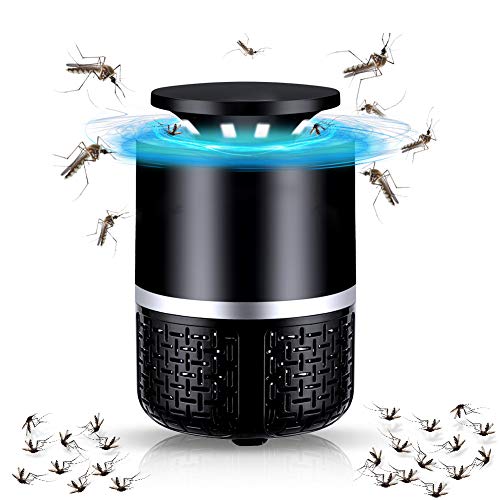 Preisvergleich Produktbild Insektenvernichter Elektrisch,Elektrischer Insektenvernichter UV Insektenfalle Mückenlampe,Insektenfalle Lampe, Stummschaltung, Keine Strahlung ungiftig, für Innen und Außeneinsatz