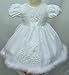 Stunning Baby Girls Maribou trim Christening Gown (12-18Months)