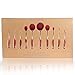 Neverland 10PC/Set Soft Oval Toothbrush Eyebrow Eyeliner Foundation Blush Lip Brushes Kit With Box UK Stock Rose Gold