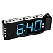 Produktbild Elektrischer Desktop Clock Elektronischer Alarm Screen Display Zeit Temperatur Kalender Porjection Schreibtisch-Uhr FM Radio
