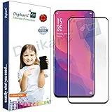 Digikart Mobile Screen Protector Guard Edge to Edge Premium Black Tempered Glass for Oppo Find X