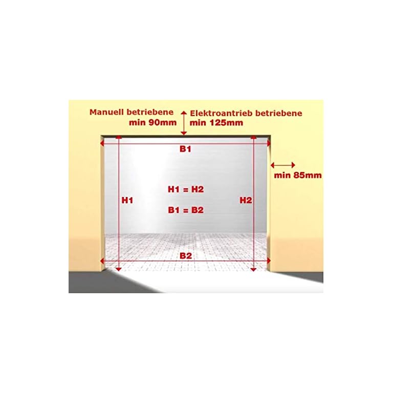 DoorHan - Puerta de garaje seccional | para montar en casa | tamaños a