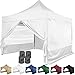 Produktbild INSTENT Premium Pavillon, Faltpavillon 3x3m, Wasserdicht (Din ISO Zertifiziert), Auswahl: Seitenteile + Farbe + Standsicherung, EV1 Aluminium, versiegelte Nähte, Weiß Champagner Blau Grün Rot Schwarz